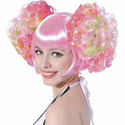 ブリリアントツインカーリー パーティーピンク(コスチューム)