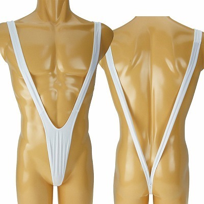 メンズ 2wayストレッチ生地スリングショット ホワイト(ランジェリー)