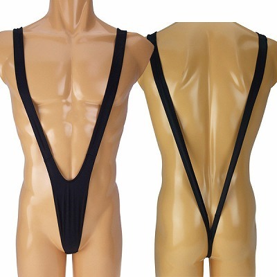 メンズ 2wayストレッチ生地スリングショット ブラック(ランジェリー)