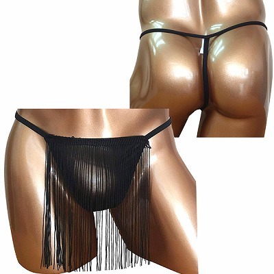 BadDaddy 簾ふんどしパンツ ブラック(ランジェリー)