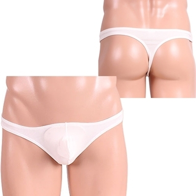 甘さを微調整もっこりイケメンTバック ホワイト(ランジェリー)