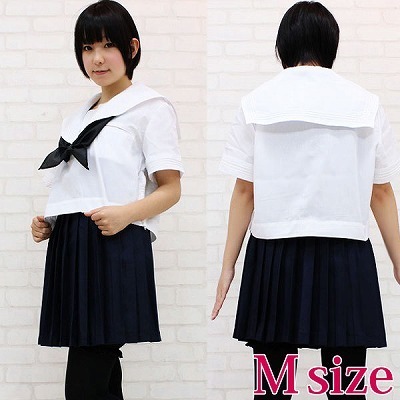お嬢様学院セーラー服(旧夏服) M(コスチューム)