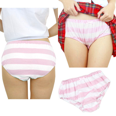 深型ボーダーショーツ(しまパン・ロリしまパン)(コスチューム)