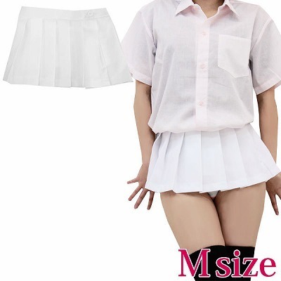 超ミニ無地スカート M(コスチューム)