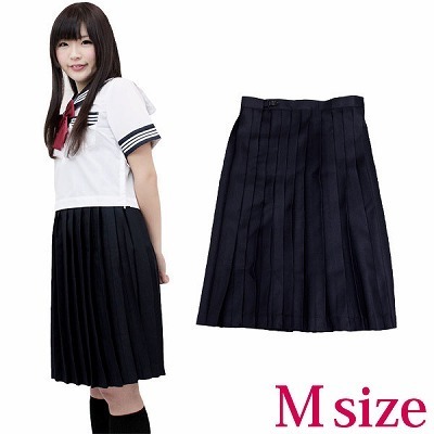 膝下プリーツスカート単品 M(コスチューム)