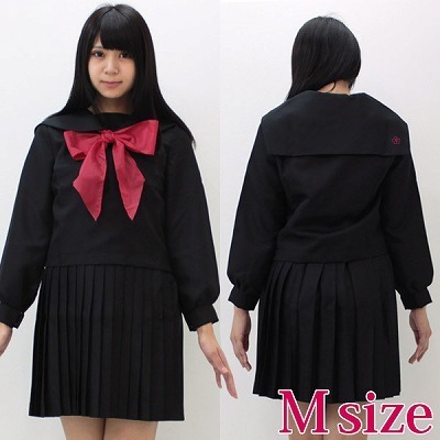 黒セーラー服(冬服) M(コスチューム)