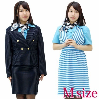 CAスチュワーデスA95ストライプスーツ M(コスチューム)