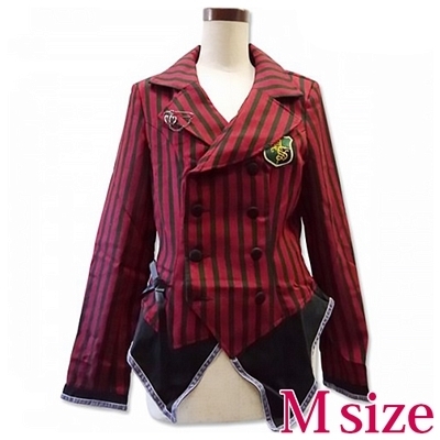 マッケンジー ワッペン付きストライプジャケット レッド Mサイズ(コスチューム)