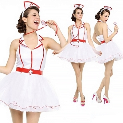 アデルナース(アメリカンフリルナース服) フリーサイズ(コスチューム)