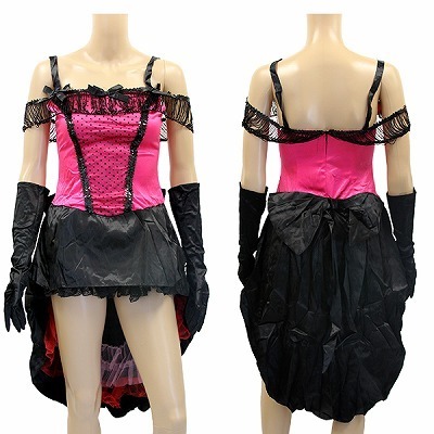 ビビッドピンクの小悪魔テールワンピース(コスチューム)