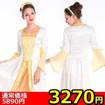 【3270円★数量限定】ルネッサンス調イブニングドレス<お一人様1点限り>(キャンペーン)